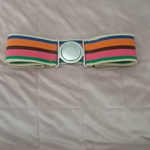 Rainbow Striped Belt